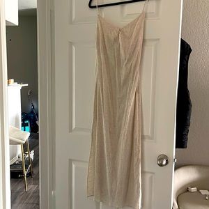 Zara Beige Midi Dress